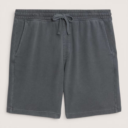 M&S Pure Cotton Jersey Shorts Elasticated Waist Grey - Quality Brands Outlet