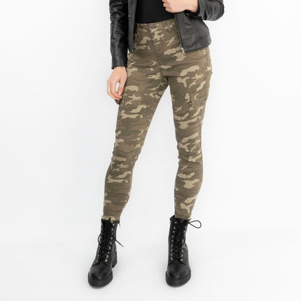 Dorothy Perkins Frankie Camo Jeans Skinny Cargo Style with Stretch - Quality Brands Outlet