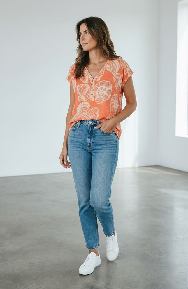 White Stuff Sleeveless Nina Coral Top - Quality Brands Outlet