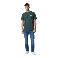 Tommy Jeans T-Shirt Dark Green Classic Logo Crew Neck Short Sleeve Casual - Quality Brands Outlet