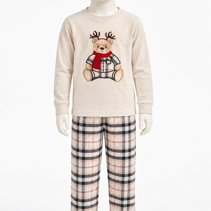 Kids Pyjamas Set Spencer Bear Childrens Unisex Christmas Pyjamas