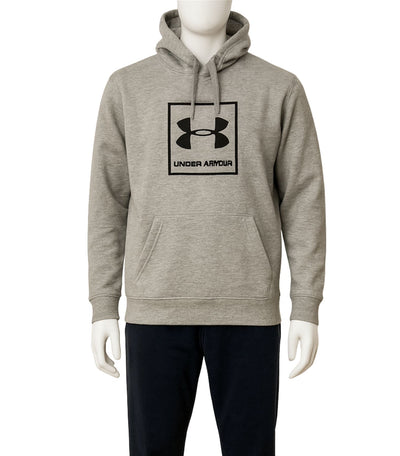 Under Armour Mens Hoodie Classic Box Logo Grey - Quality Brands Outlet