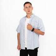 Carhartt WIP Mens Blue Short Sleeve Braxton Shirt