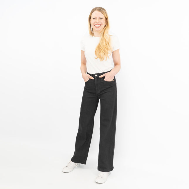 M&S Wide Leg Jeans Black