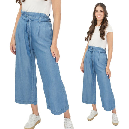 M&S Pure Lyocell Plain Regular Fit Culottes - Quality Brands Outlet