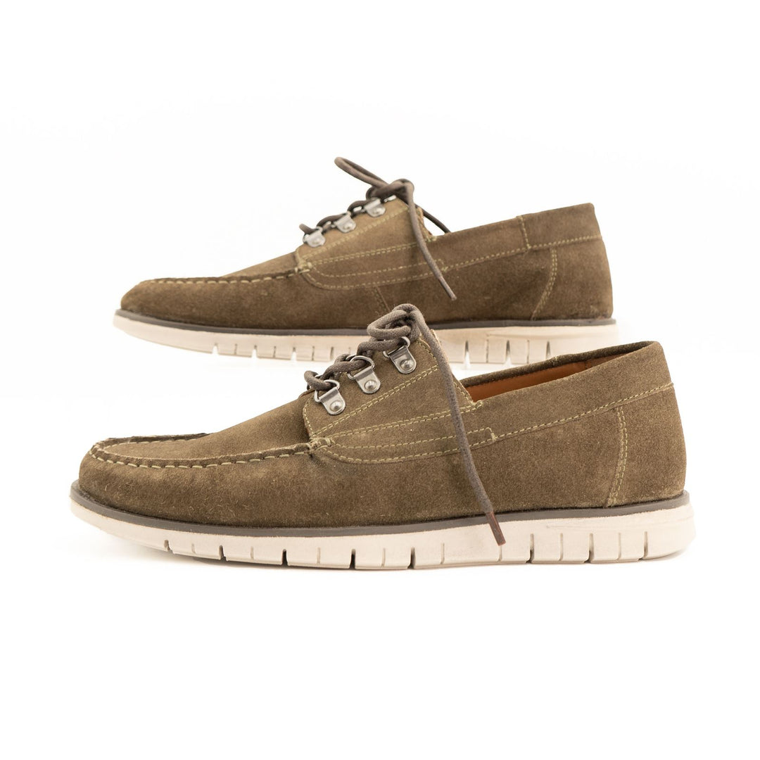 Joules Mens Suede Brown Wedge Hiker Boat Shoes Quality Brands Outlet