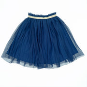 Hanna Andersson Girls Skirt Navy Blue Summer Lined Mini