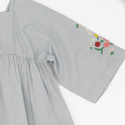 Wild & Gorgeous Girls Grey Floral Short Sleeve Summer Dresses