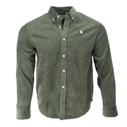 Premium Brand Button-Down Collar Cotton Corduroy Shirt-Quality Brands Outlet-