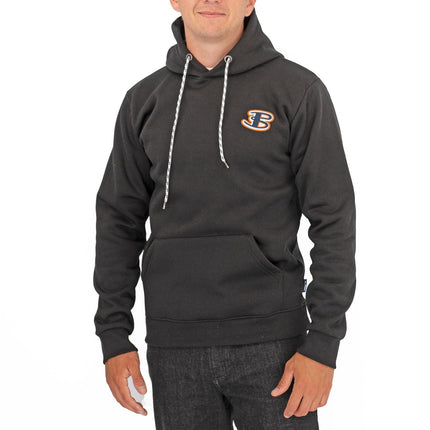 Ben Sherman Mens Logo Hoodie Black-Quality Brands Outlet-