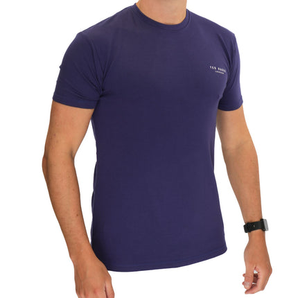Ted Baker Navy Supersoft T-Shirt Short Sleeve Tops-Quality Brands Outlet-