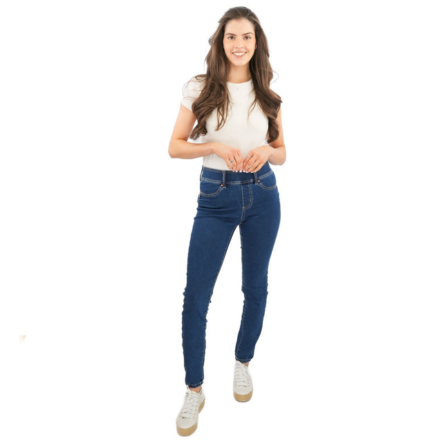 Next Sculpt Leggings Skinny Leg Super Stretch Pull On Dark Blue-Quality Brands Outlet-