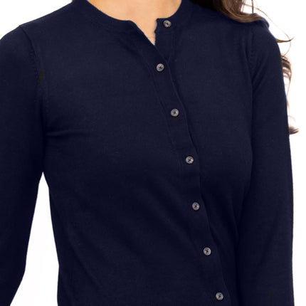 M&S Cardigan Classic Button Up Navy