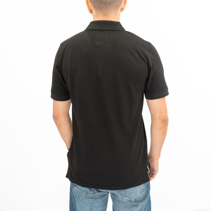 Crew Clothing Company Lightweight Polo Shirt Black