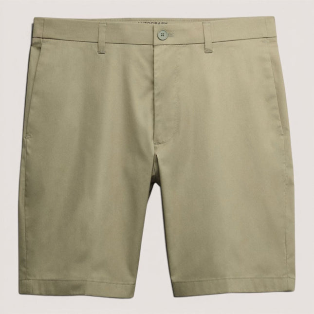 M&S Autograph Light Olive Lightweight Chino Shorts Regular Fit Summer - Quality Brands Outlet