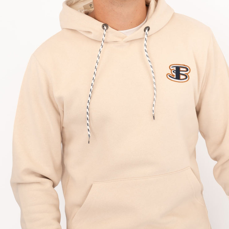 Ben Sherman Mens Logo Hoodie Beige