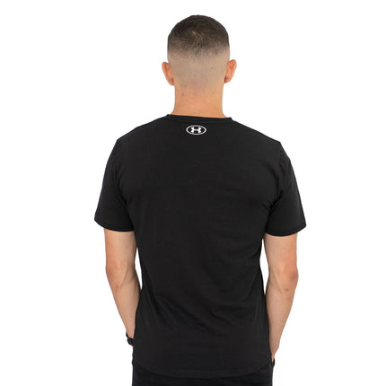 Under Armour Men Logo Print Sportstyle Black Short Sleeve T-shirt
