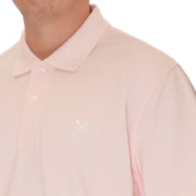 Crew Clothing Polo Shirt Classic Pique Cotton Pink - Quality Brands Outlet