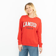 New Look Womens Red Sweatshirt