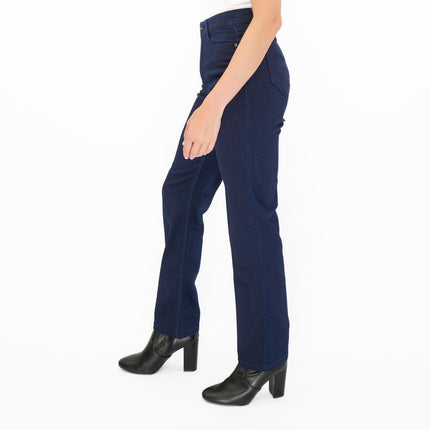 M&S Per Una Roma High Waisted Straight Leg Jeans Indigo