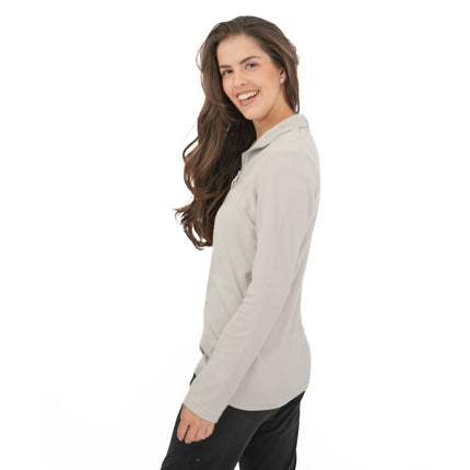 Regatta Light Grey Sweethart Zip Neck Fleece-Quality Brands Outlet-