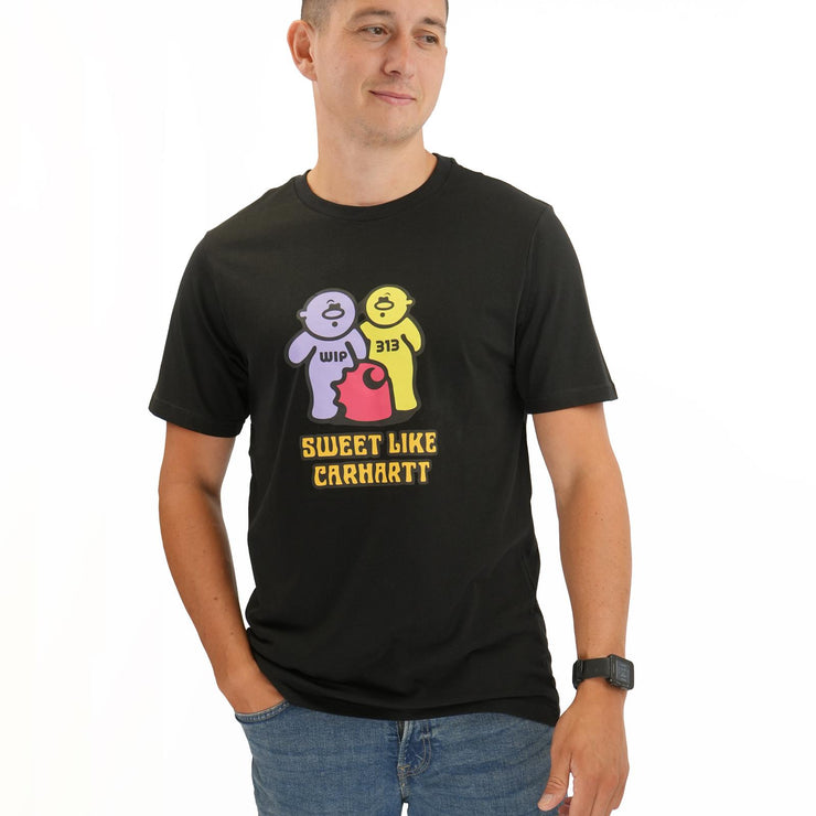 Carhartt WIP Mens Gummy Bear Black T-shirt