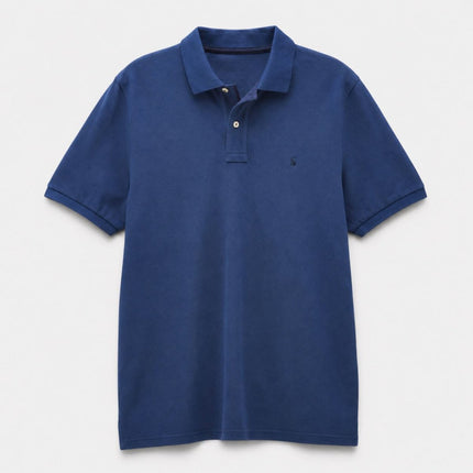Joules Woody Dark Blue Cotton Pique Polo Shirt - Quality Brands Outlet