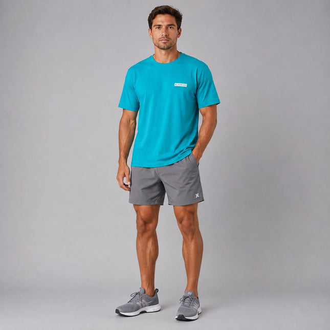 Mens Performance Crew Neck T-Shirt – Royal Blue