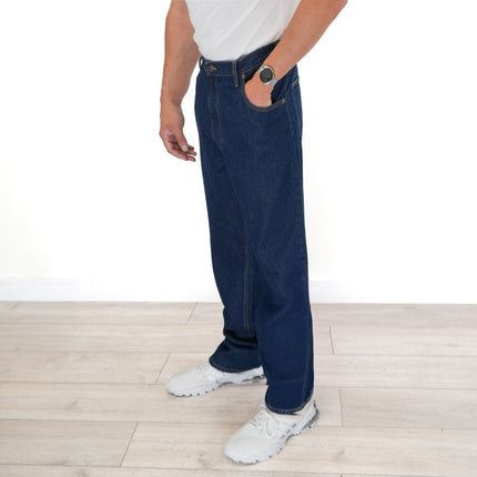 Jeans Regular Fit Straight Leg Classic Denim Blue-Quality Brands Outlet-