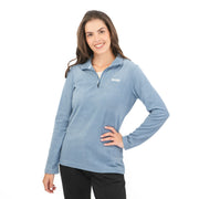 Regatta Mid Blue Sweethart Zip Neck Fleece - Quality Brands Outlet
