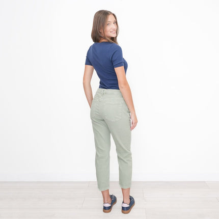 M&S Crop Slim Leg Jeans Green - Quality Brands Outlet