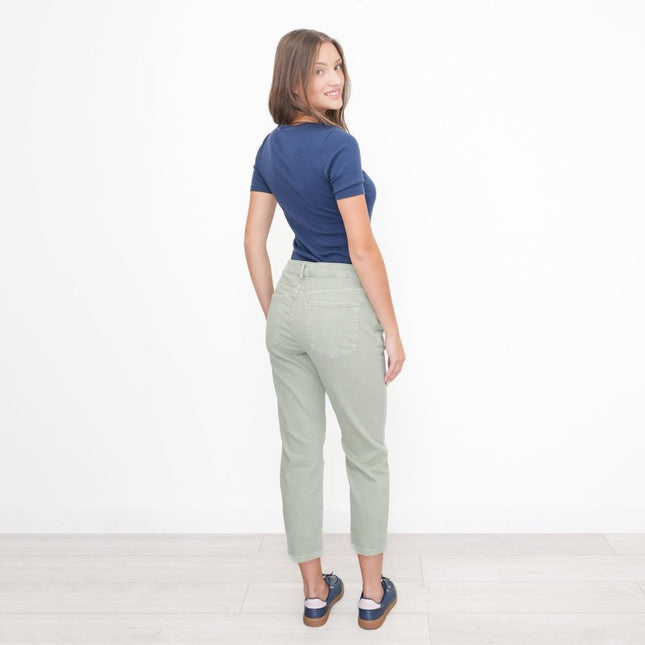 M&S Crop Slim Leg Jeans Green - Quality Brands Outlet
