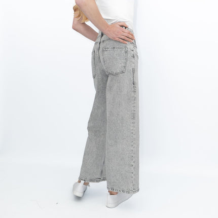 M&S Women's Wide Leg Jeans Grey