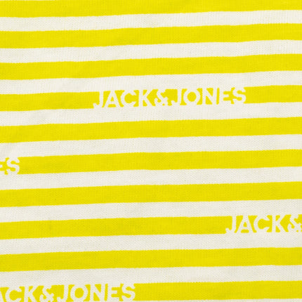 Jack & Jones Kids Lime Green Summer T-Shirts Stripes Casual Crew Neck Tops
