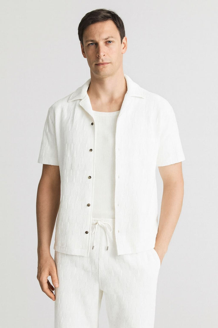 Ackling Cuban Shirts Short Sleeve Cream - Quality Brands Outlet
