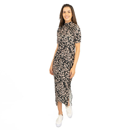 Nasty Gal High Neck Short Sleeve Midi Dresses-Quality Brands Outlet-