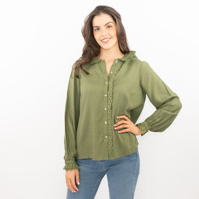 White Stuff Lara Broderie Top - Quality Brands Outlet