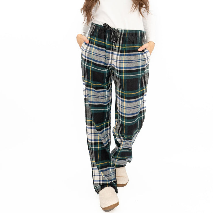 Old Navy Womens Green White Plaid Tartan PJ Stytle Bottoms - Quality Brands Outlet