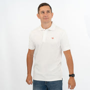 Crew Clothing Company Lightweight Polo Shirt White