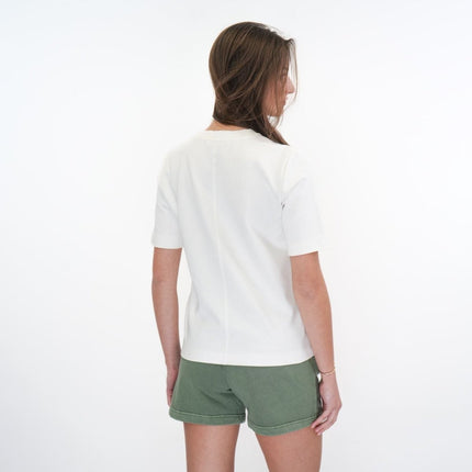 M&S Autograph White T-Shirts Short Sleeve-Quality Brands Outlet-