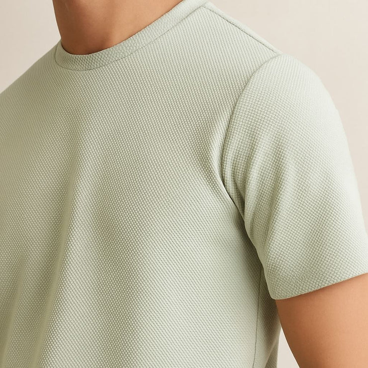 Wick T-Shirts Sage Green Short Sleeve Sporty - Quality Brands Outlet