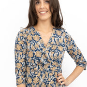 Seasalt Blue Chapelle Dress in Woodland Garlic Marine - Quality Brands Outlet