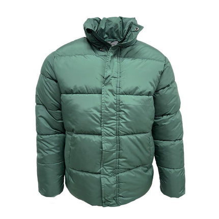 Water Repellent Puffer Jacket Green Winter Coat