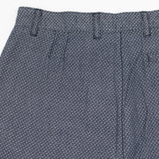 Men's Navy Blue Shorts with Belt Loops and Pockets