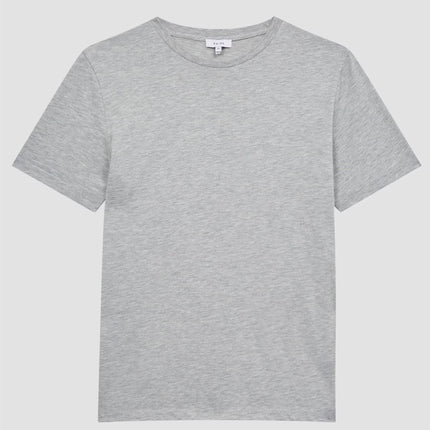 Bless Cotton Blend T-Shirts Light Grey Short Sleeve Tops