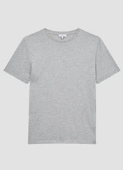 Bless Cotton T-Shirts Light Grey Short Sleeve Tops - Quality Brands Outlet