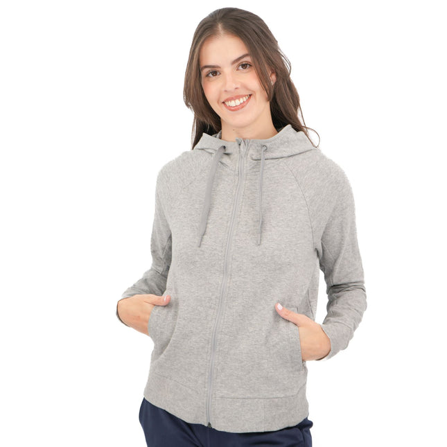 M&S Goodmove Active Hoodie Grey Full Zip-Quality Brands Outlet-