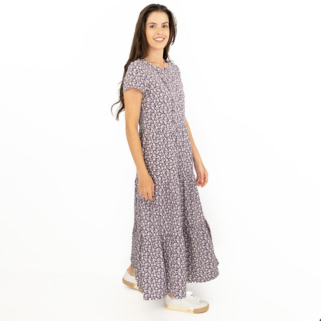Seasalt New Dance Midi Dress Blossom Lavender-Quality Brands Outlet-