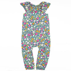 Frugi Baby Girls Maya Jumpsuit Floral Print - Quality Brands Outlet