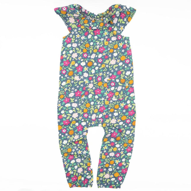 Frugi Baby Girls Maya Jumpsuit Floral Print - Quality Brands Outlet
